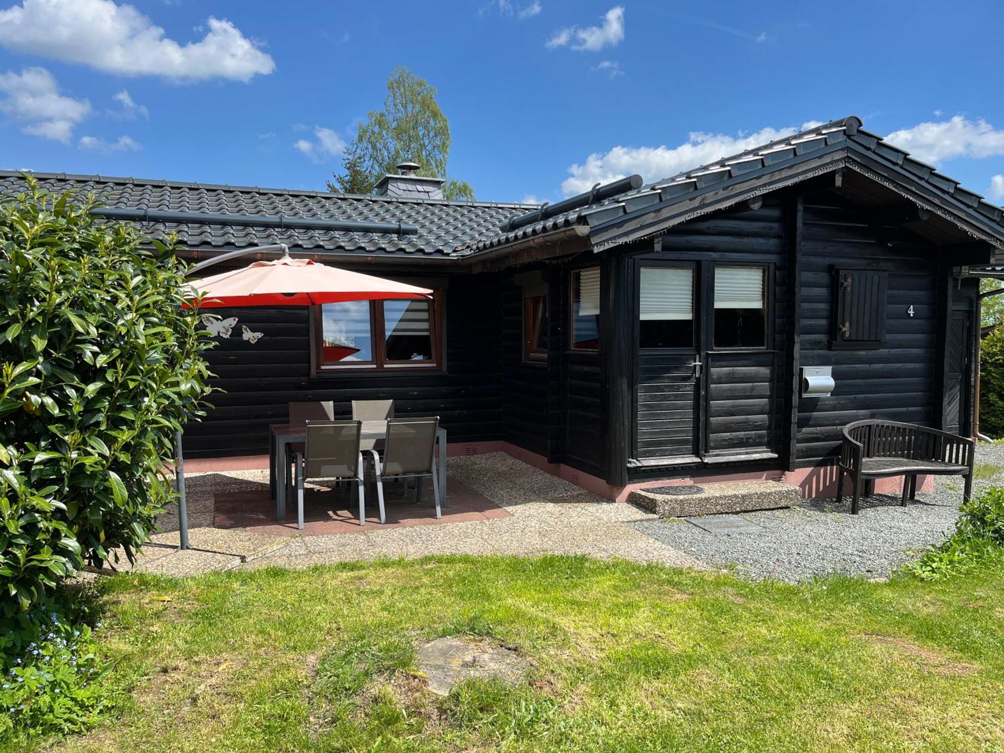 Villa Blockhaus Ferienzauber Bromskirchen Exterior foto